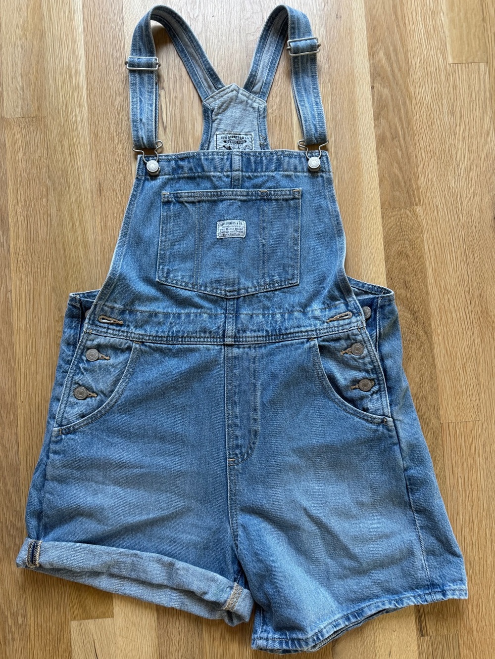 Levis Overalls Shorts Denim Bib Shortalls Cottage Farmer Boho